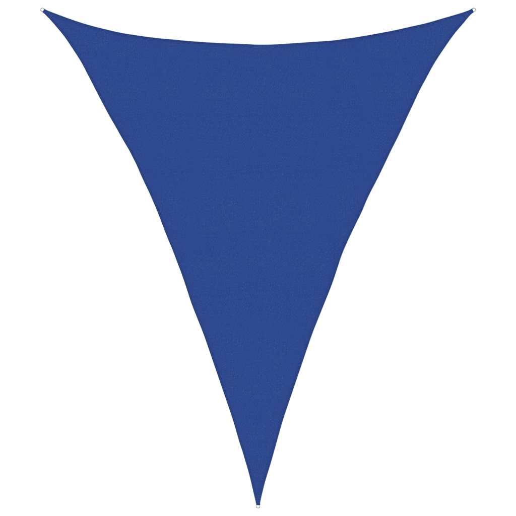 Sunshade Sail 160 g/m² Triangular Blue 5x6x6 m HDPE