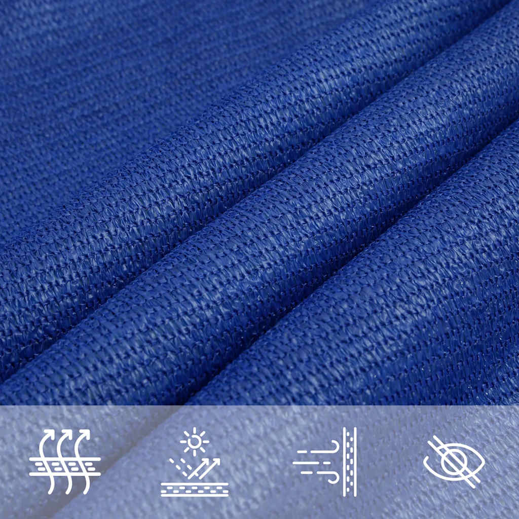 Sunshade Sail 160 g/m² Trapezium Blue 4/5x4 m HDPE