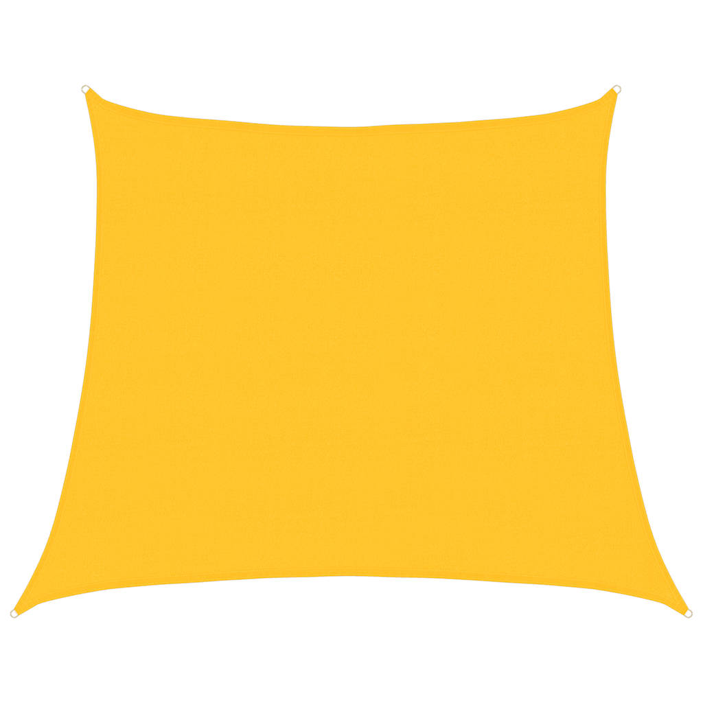 Sunshade Sail 160 g/m² Trapezium Yellow 4/5x4 m HDPE