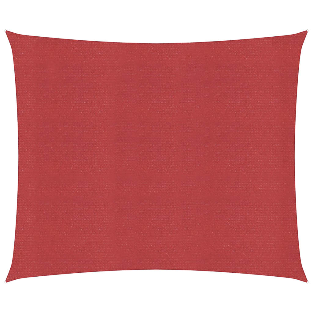 Sunshade Sail 160 g/m² Red 4.5x4.5 m HDPE