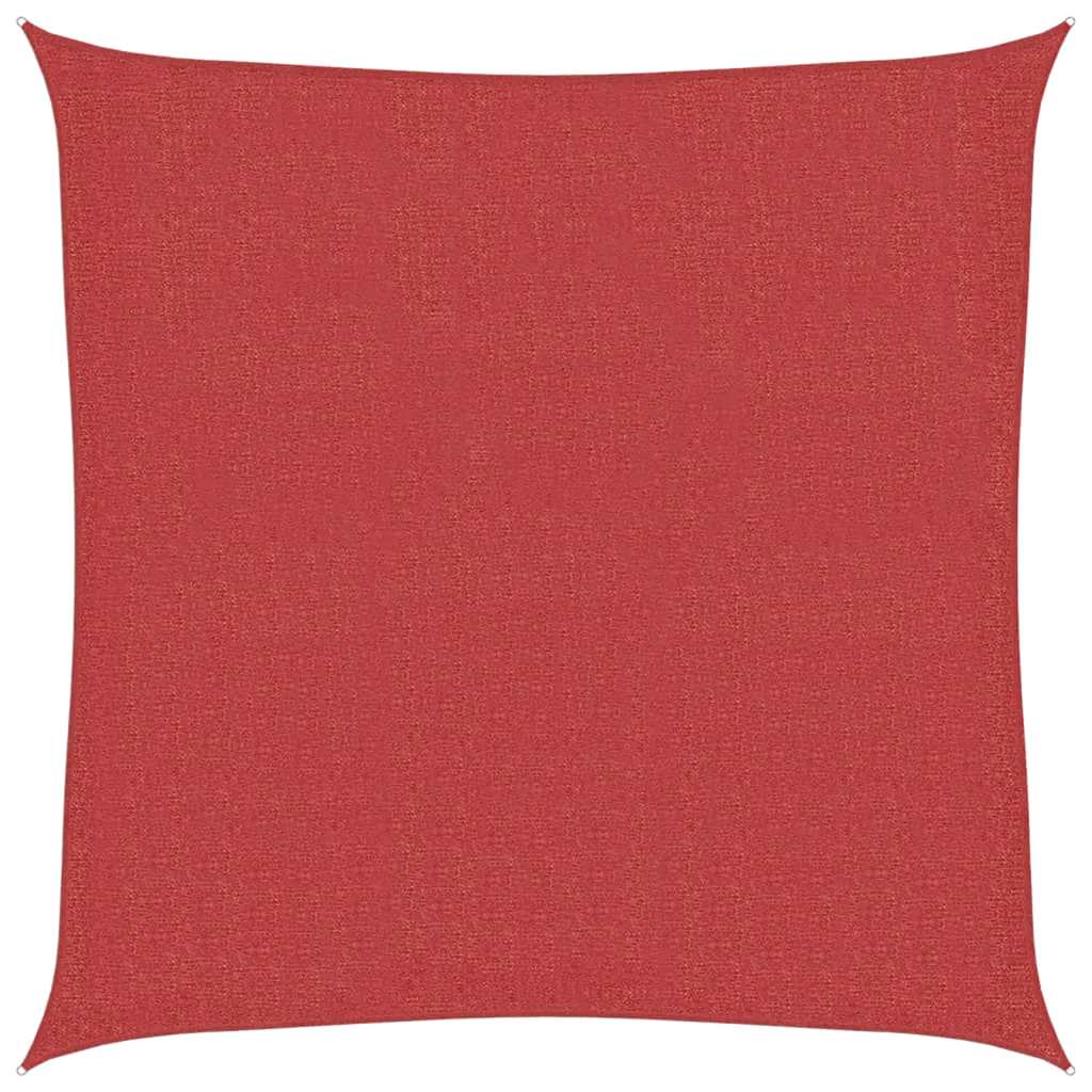 Sunshade Sail 160 g/m² Red 7x7 m HDPE