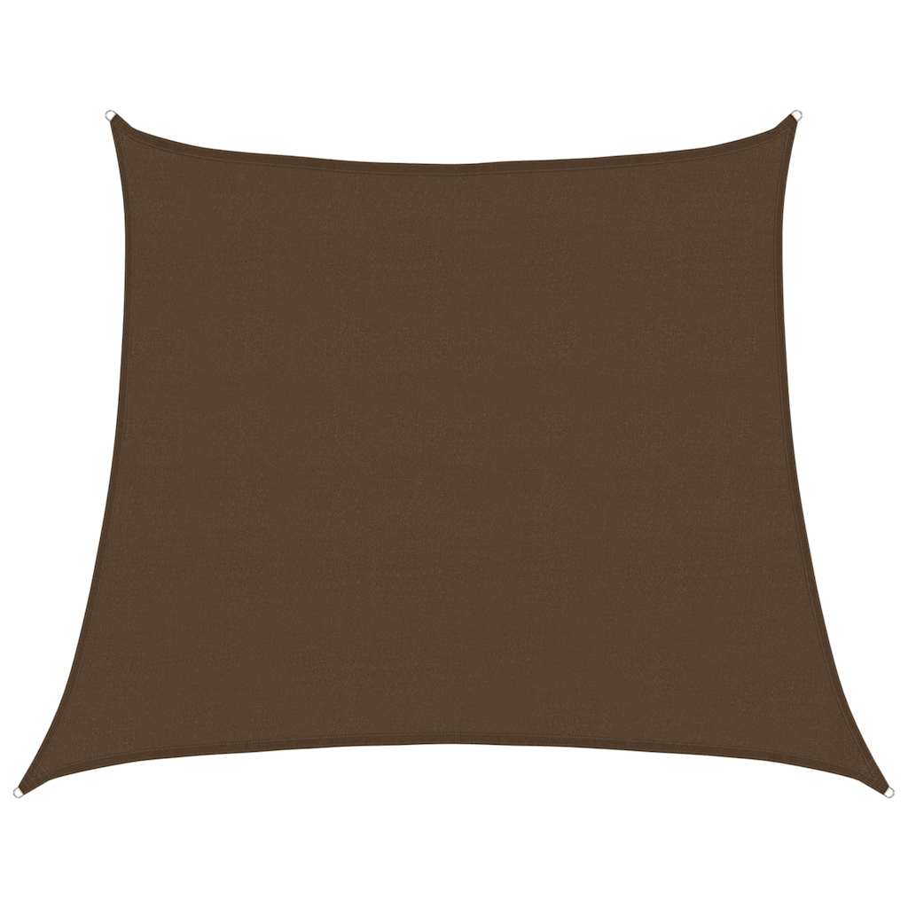 Sunshade Sail 160 g/m² Trapezium Brown 4/5x4 m HDPE