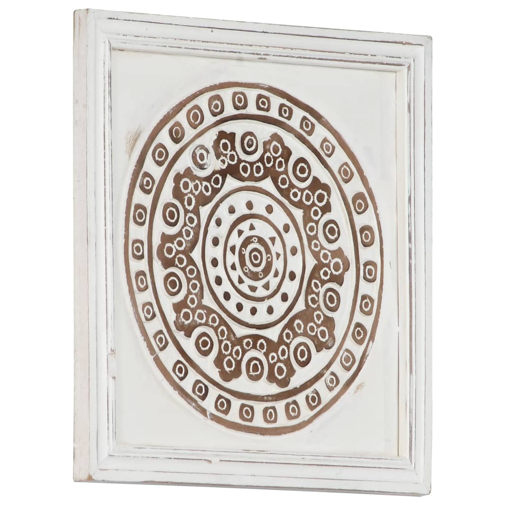 Hand-Carved Wall Panels 2 pcs MDF 40x40x1.5 cm