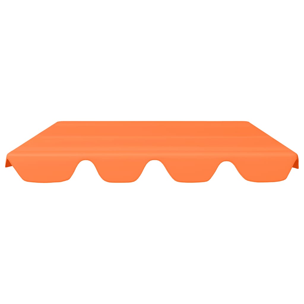 Replacement Canopy for Garden Swing Orange 150/130x105/70 cm