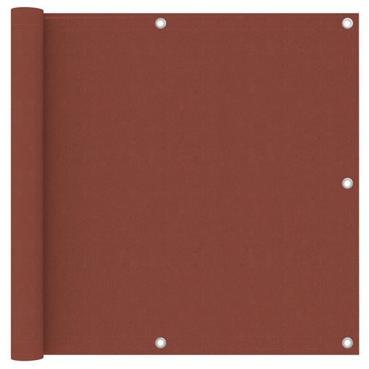 Balcony Screen Terracotta 90x300 cm Oxford Fabric
