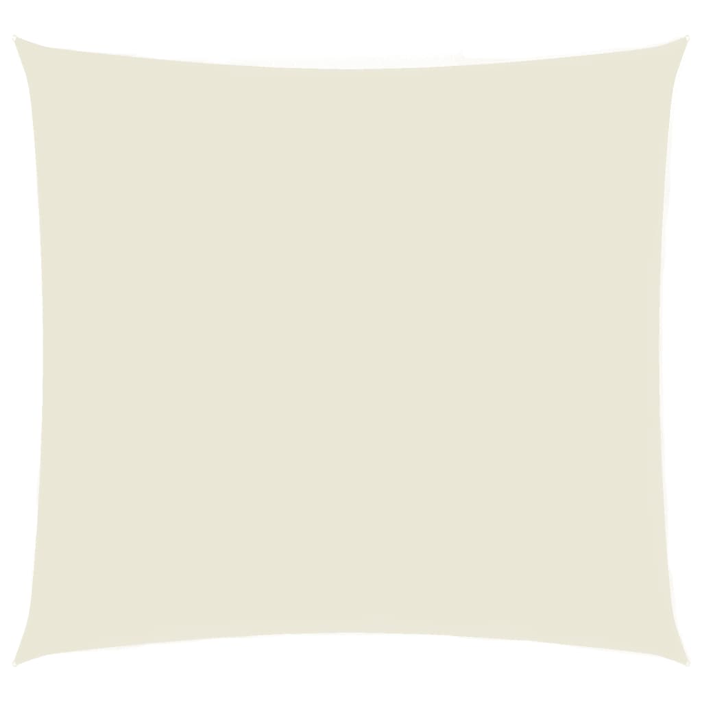Sunshade Sail Oxford Fabric Square 5x5 m Cream