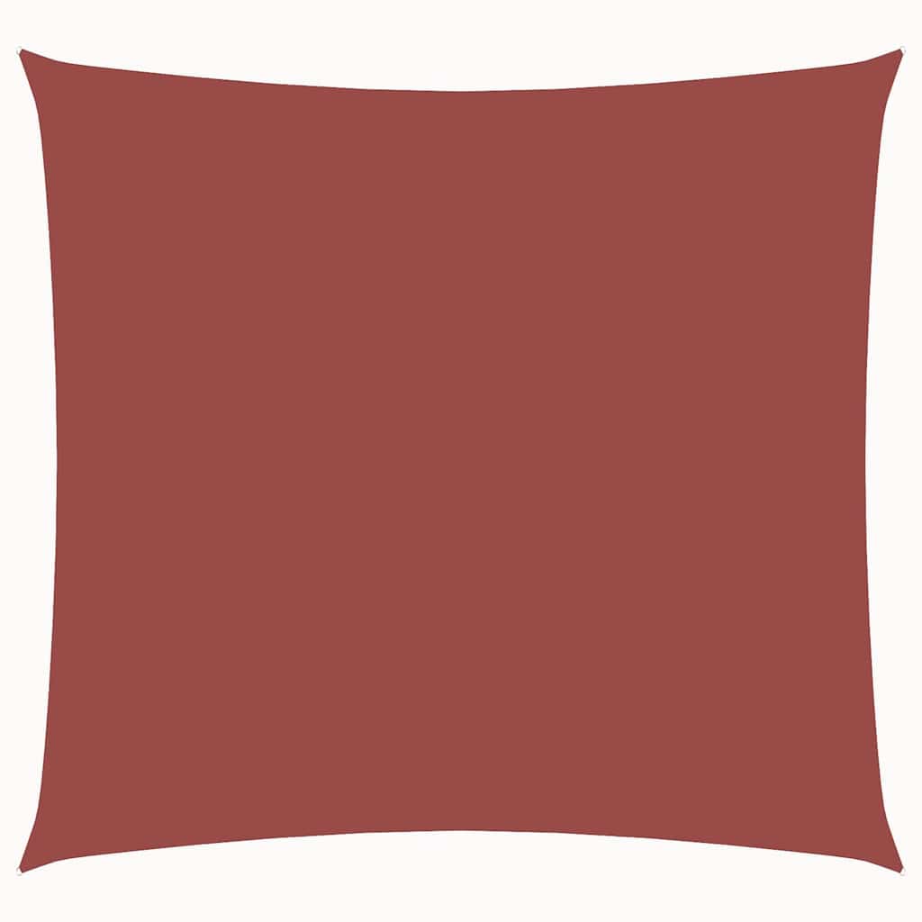 Sunshade Sail Oxford Fabric Square 3x3 m Terracotta
