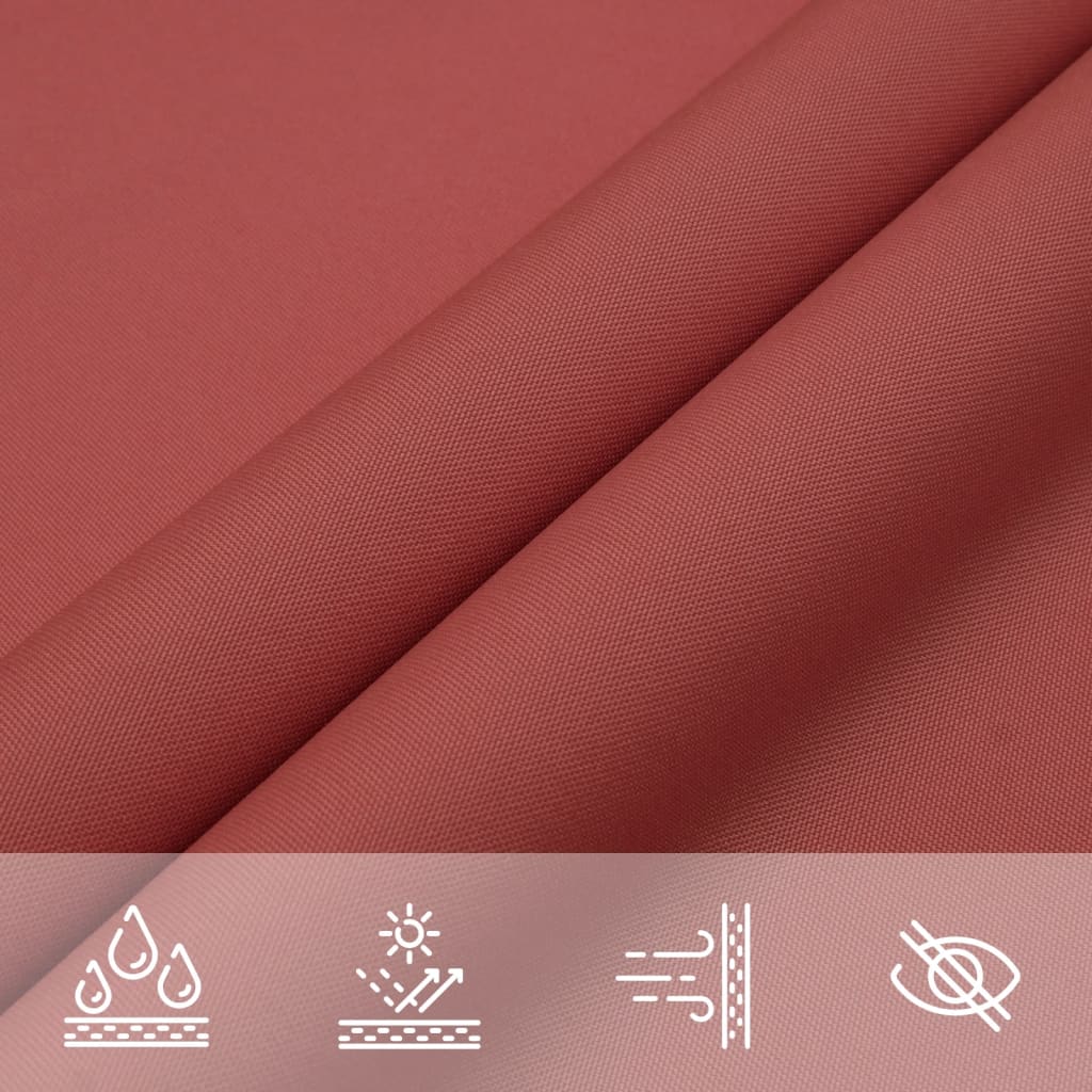 Sunshade Sail Oxford Fabric Triangular 3x4x5 m Terracotta