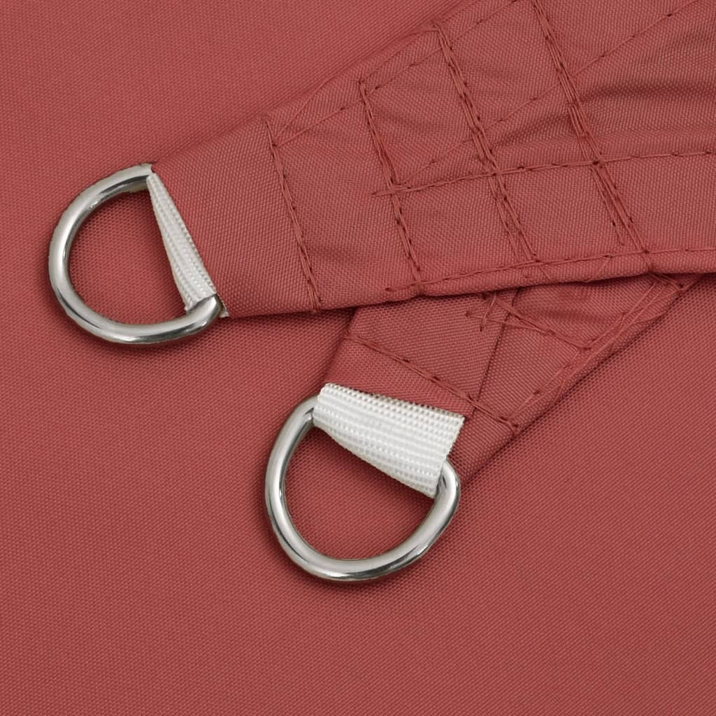 Sunshade Sail Oxford Fabric Triangular 6x6x6 m Terracotta