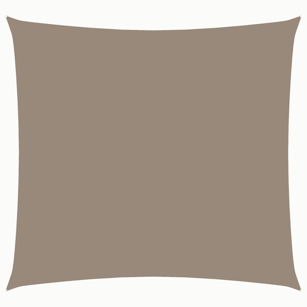 Sunshade Sail Oxford Fabric Square 5x5 m Taupe