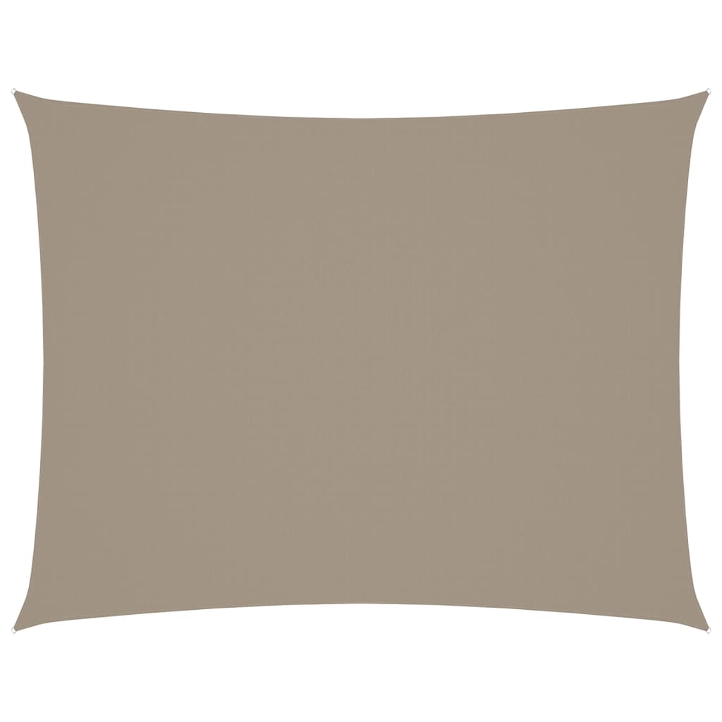 Sunshade Sail Oxford Fabric Rectangular 5x7 m Taupe