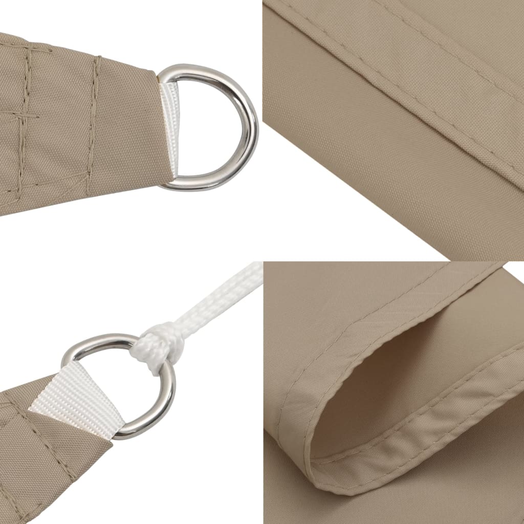 Sunshade Sail Oxford Fabric Triangular 4.5x4.5x4.5 m Taupe