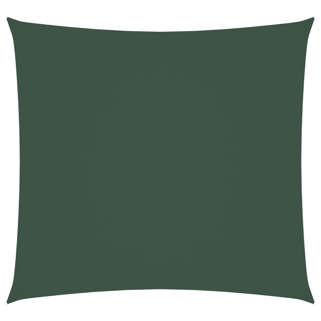 Sunshade Sail Oxford Fabric Square 2x2 m Dark Green
