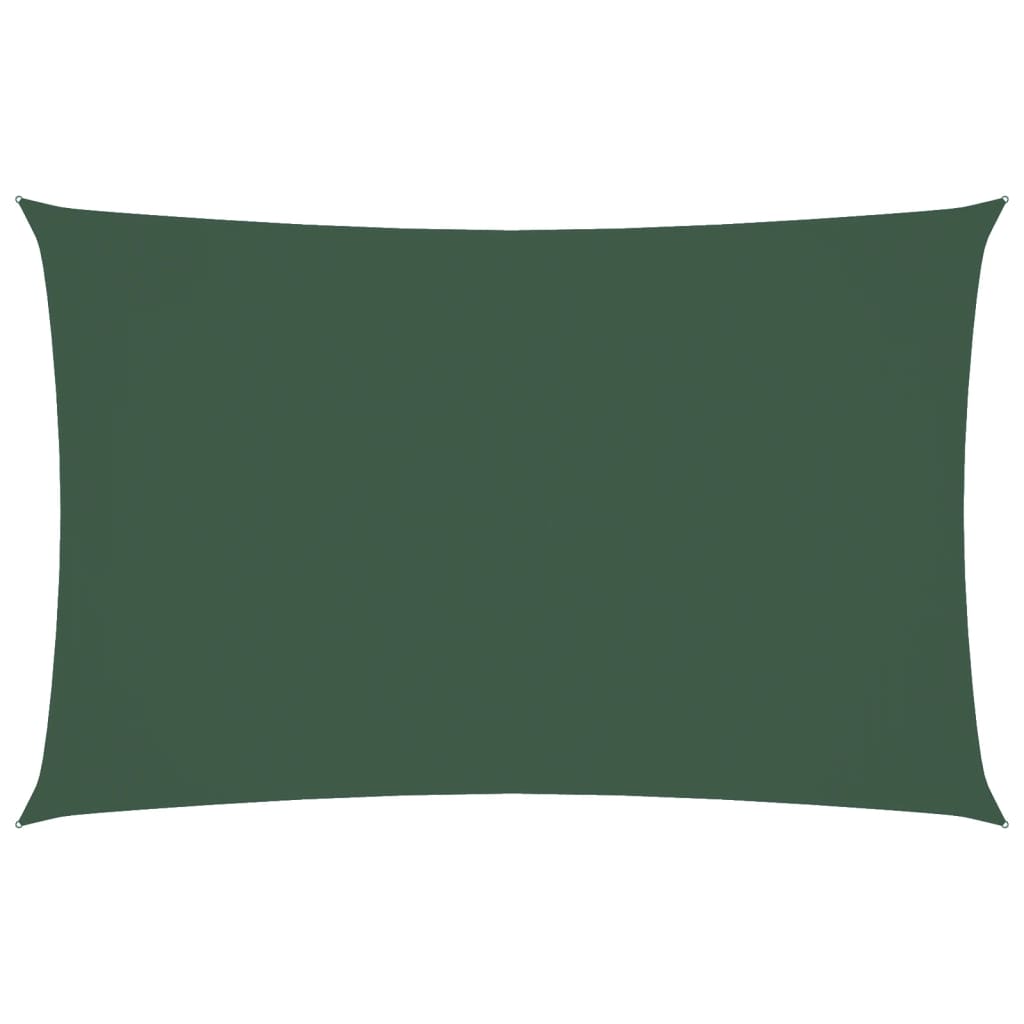 Sunshade Sail Oxford Fabric Rectangular 4x7 m Dark Green