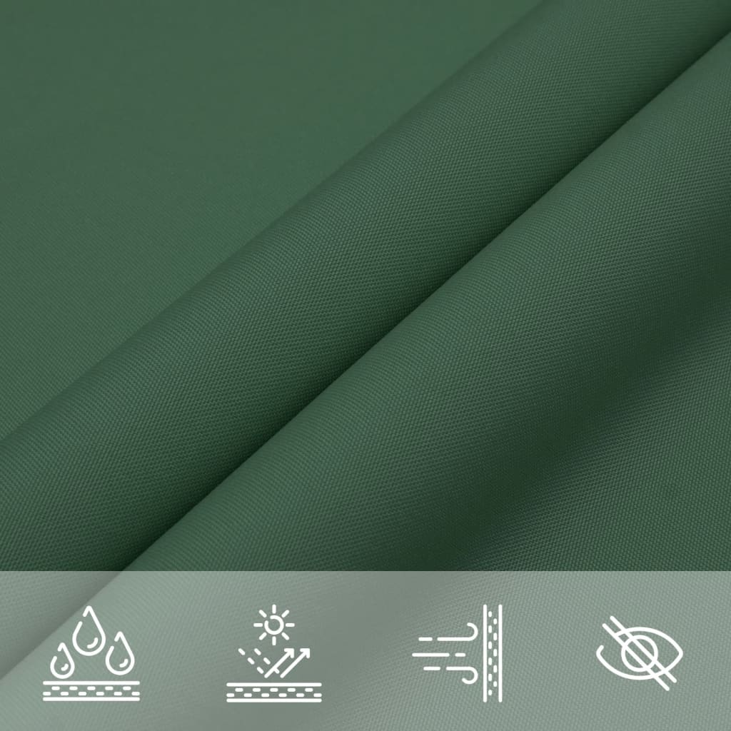 Sunshade Sail Oxford Fabric Rectangular 5x8 m Dark Green