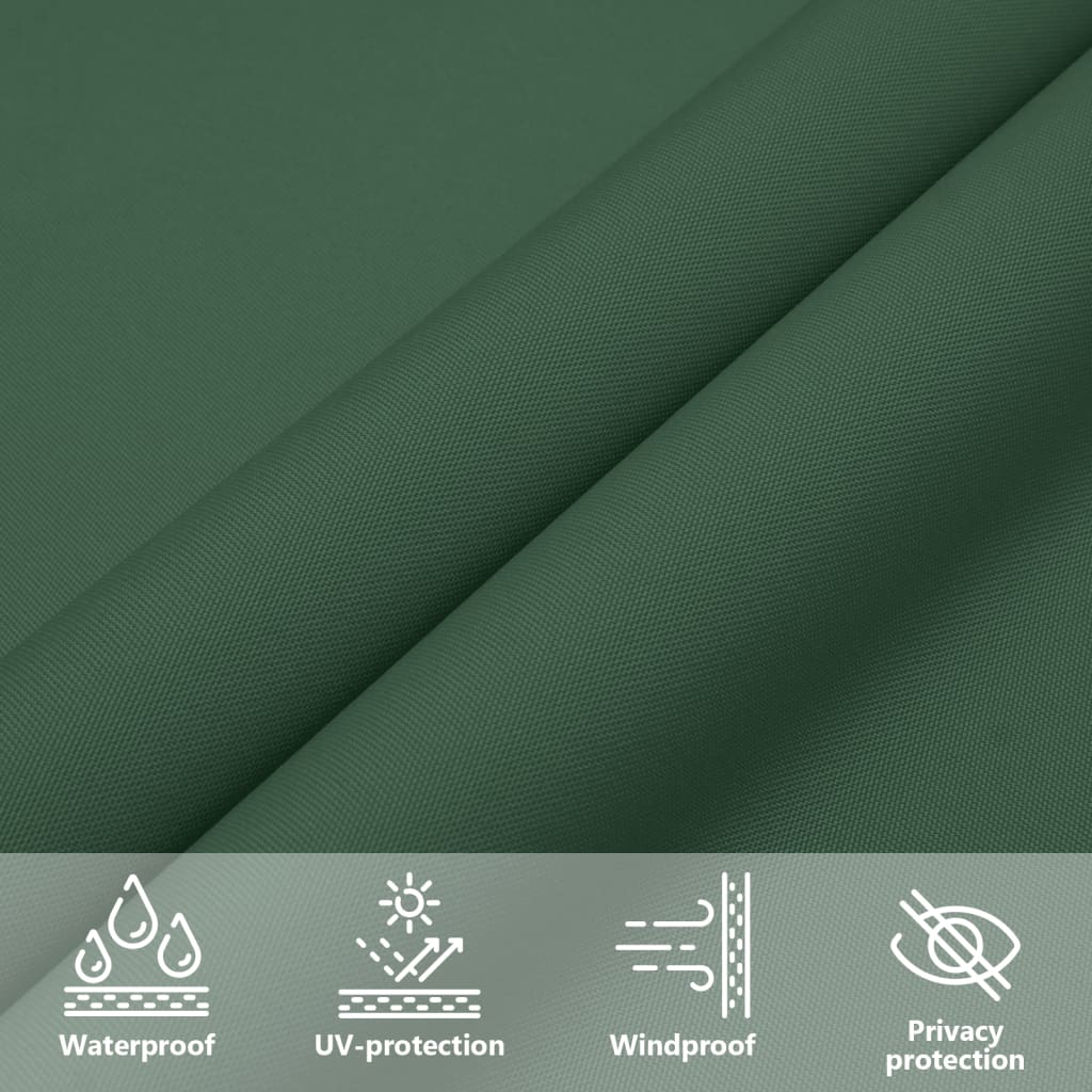 Sunshade Sail Oxford Fabric Triangular 4x4x4 m Dark Green
