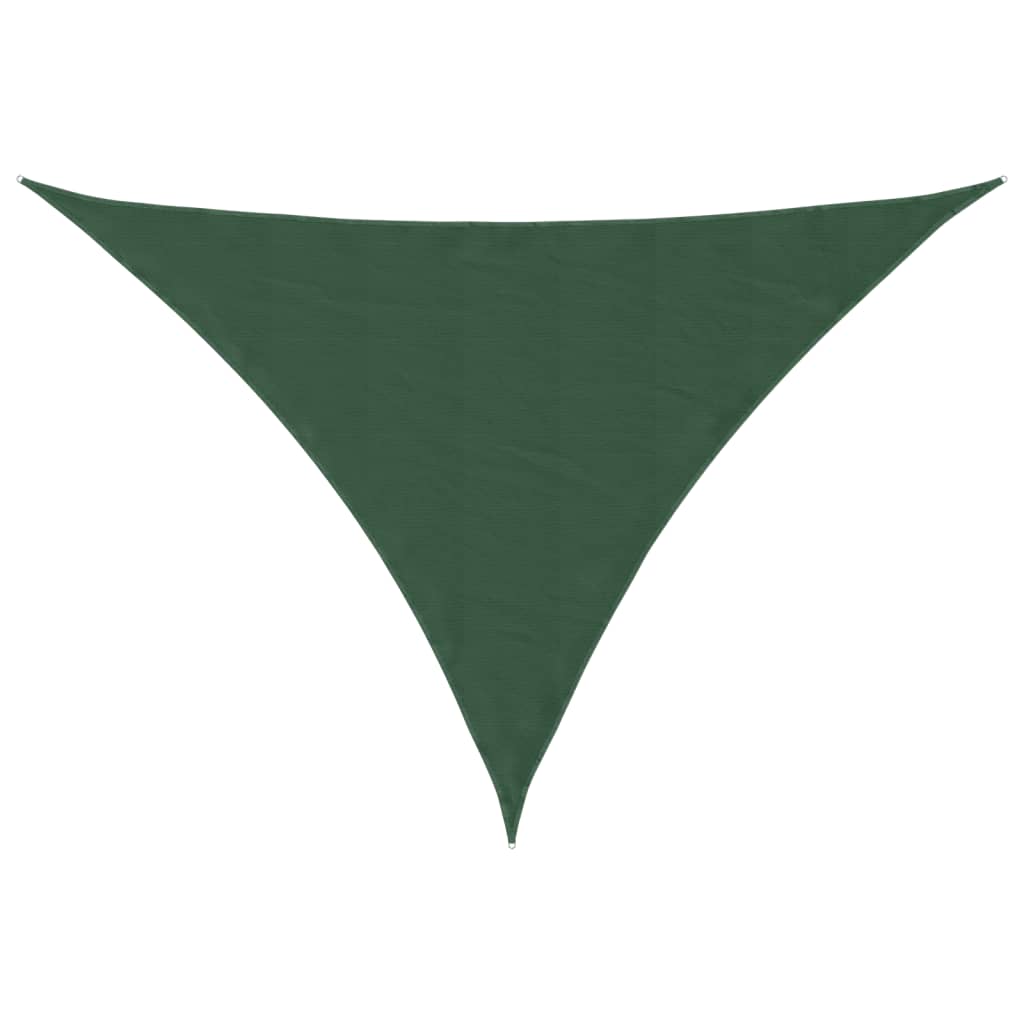 Sunshade Sail Oxford Fabric Triangular 4x4x5.8 m Dark Green