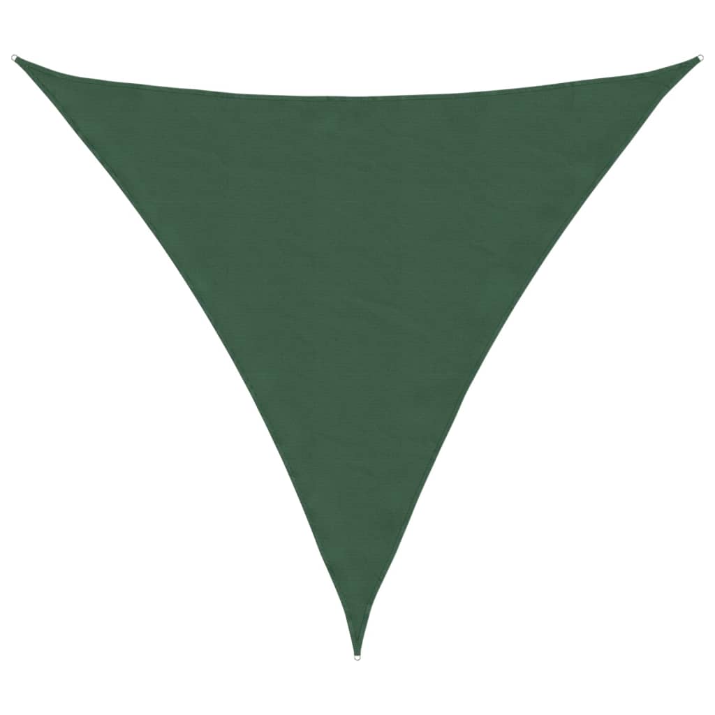 Sunshade Sail Oxford Fabric Triangular 6x6x6 m Dark Green