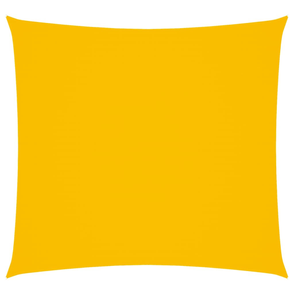 Sunshade Sail Oxford Fabric Square 6x6 m Yellow