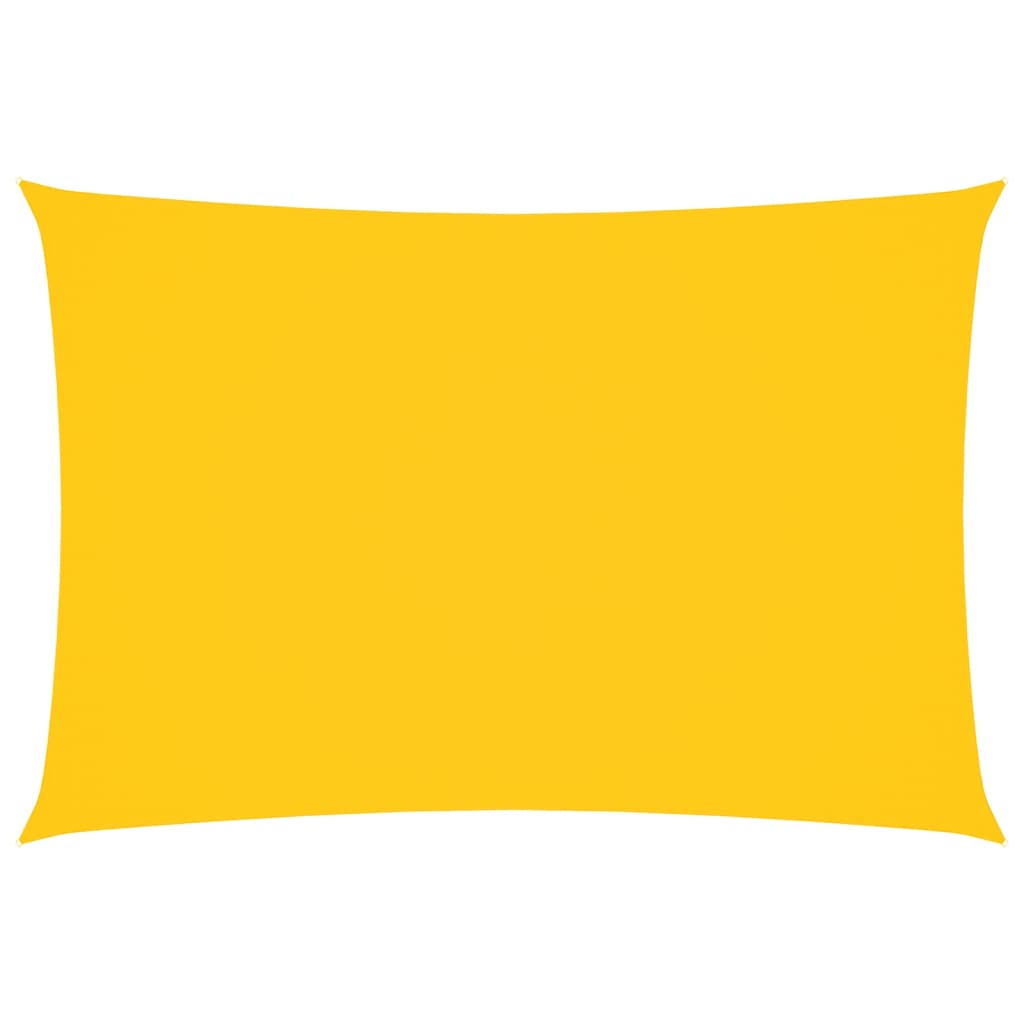 Sunshade Sail Oxford Fabric Rectangular 3x5 m Yellow