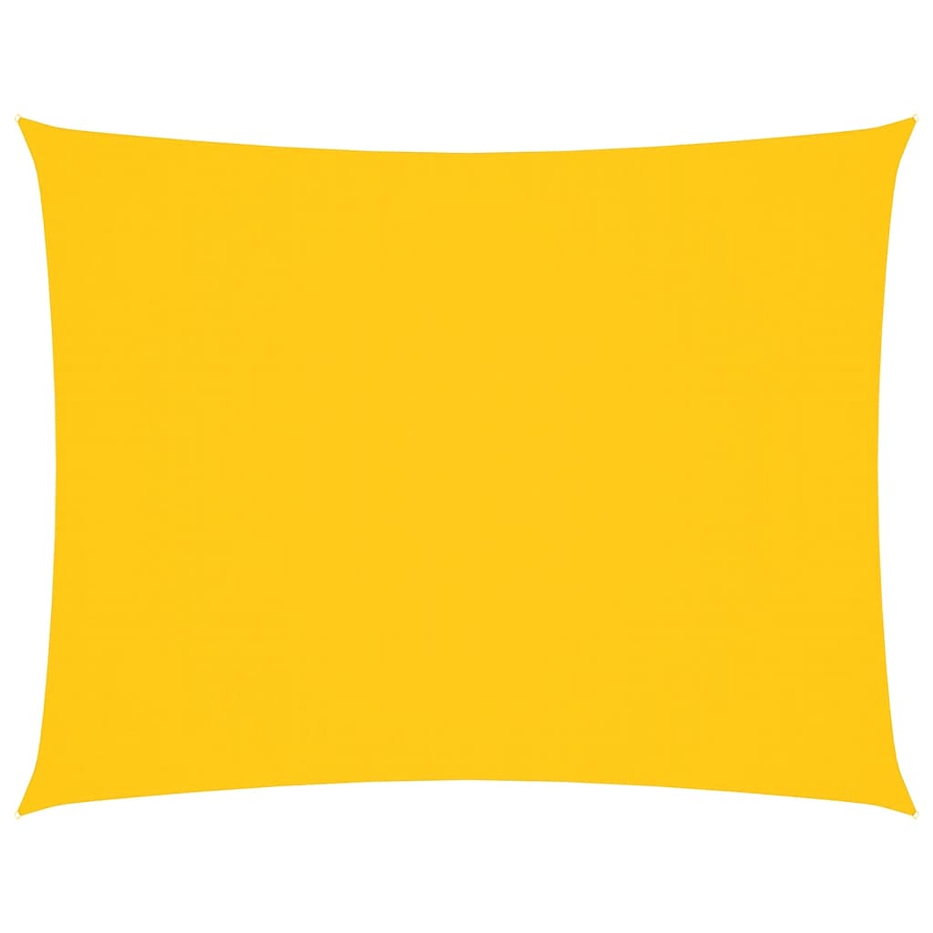 Sunshade Sail Oxford Fabric Rectangular 5x6 m Yellow