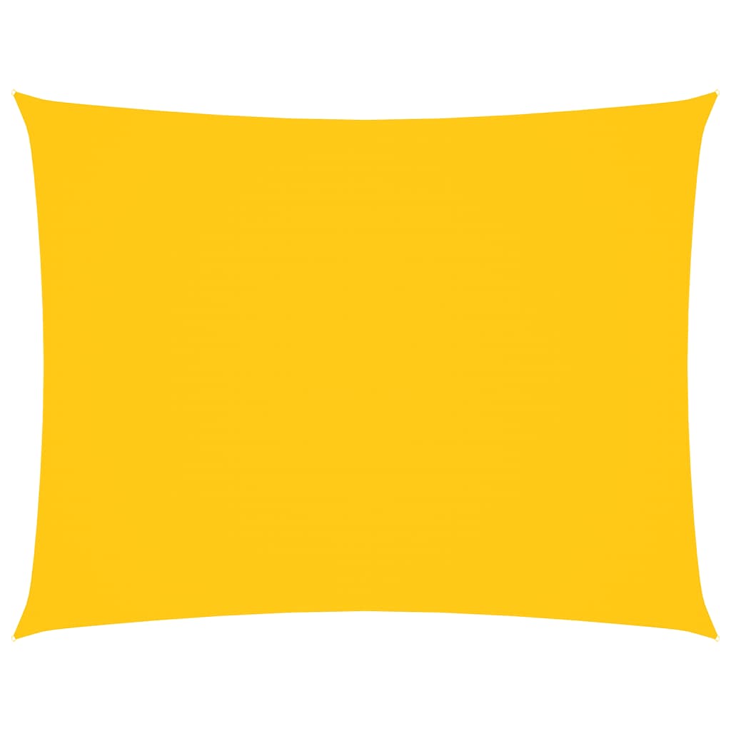 Sunshade Sail Oxford Fabric Rectangular 6x8 m Yellow