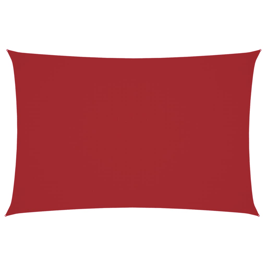 Sunshade Sail Oxford Fabric Rectangular 2x4 m Red
