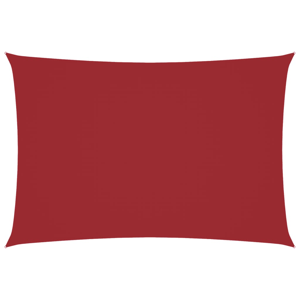 Sunshade Sail Oxford Fabric Rectangular 2.5x4.5 m Red