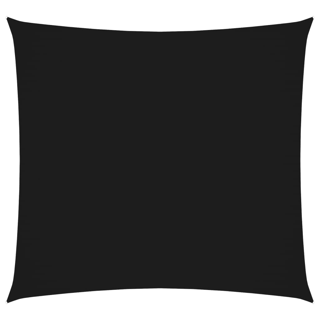 Sunshade Sail Oxford Fabric Square 4x4 m Black