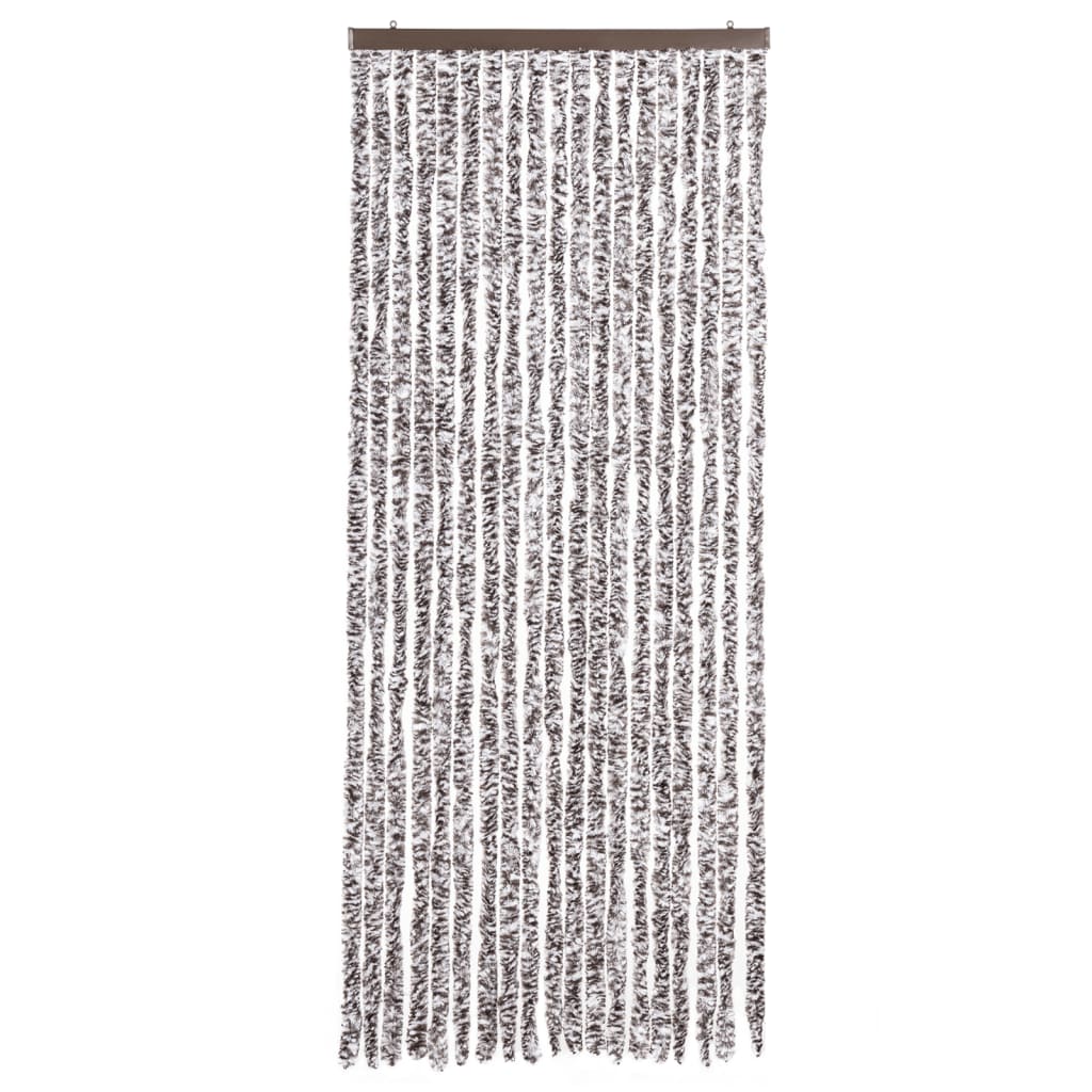 Insect Curtain Brown and Beige 56x200 cm Chenille