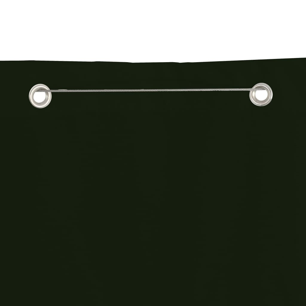 Balcony Screen Dark Green 140x240 cm Oxford Fabric