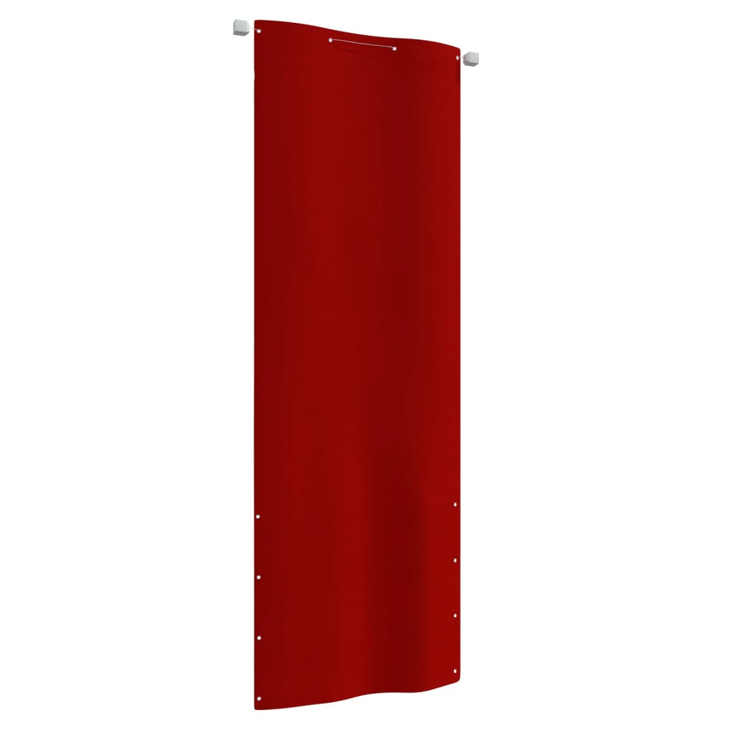 Balcony Screen Red 80x240 cm Oxford Fabric