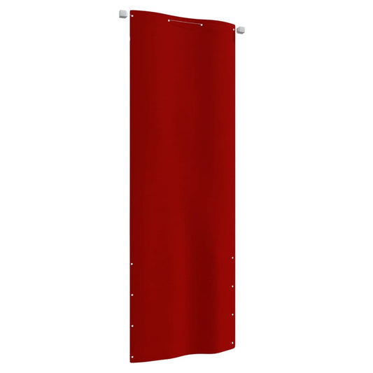 Balcony Screen Red 80x240 cm Oxford Fabric