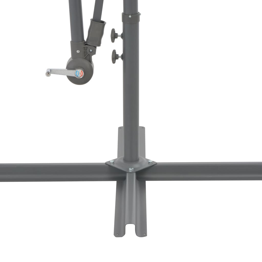 Cantilever Garden Parasol with Aluminium Pole Bordeaux Red 300 cm