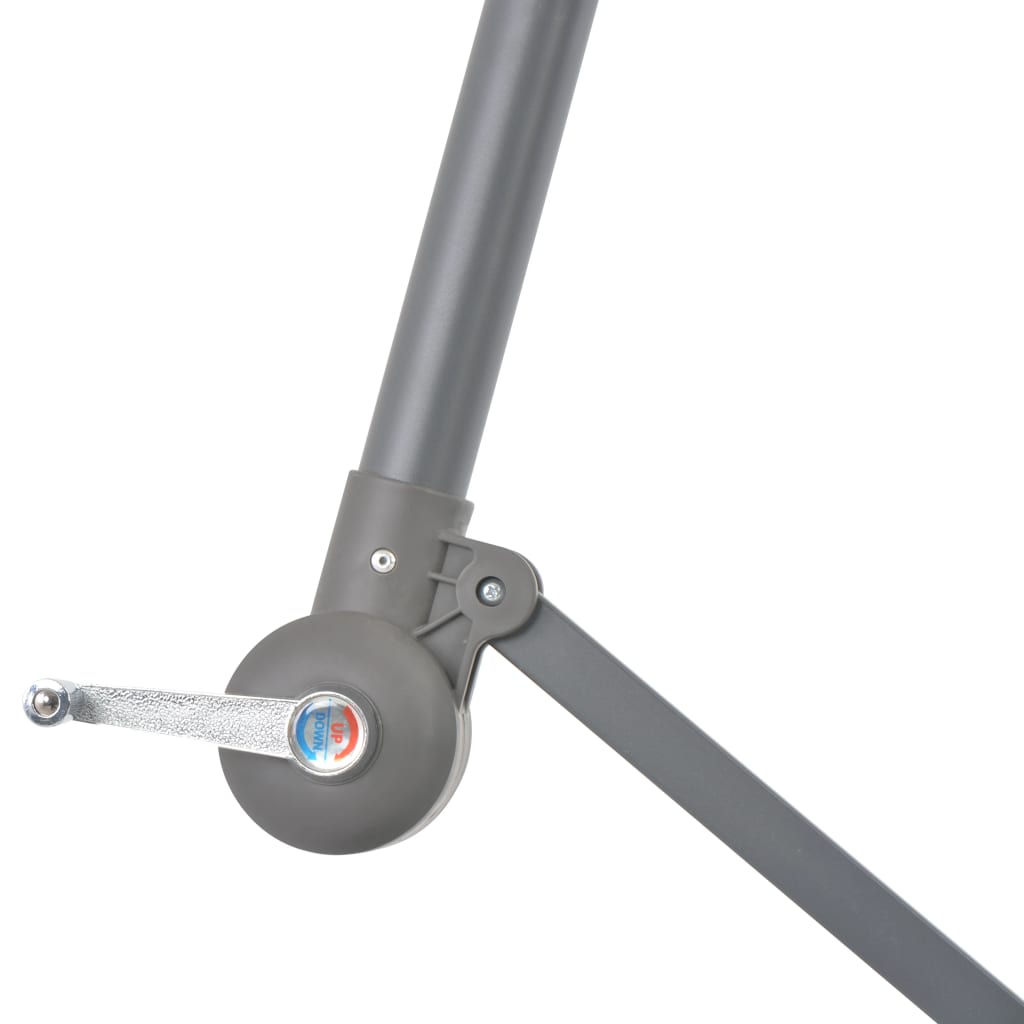 Cantilever Garden Parasol with Aluminium Pole Terracotta 300 cm