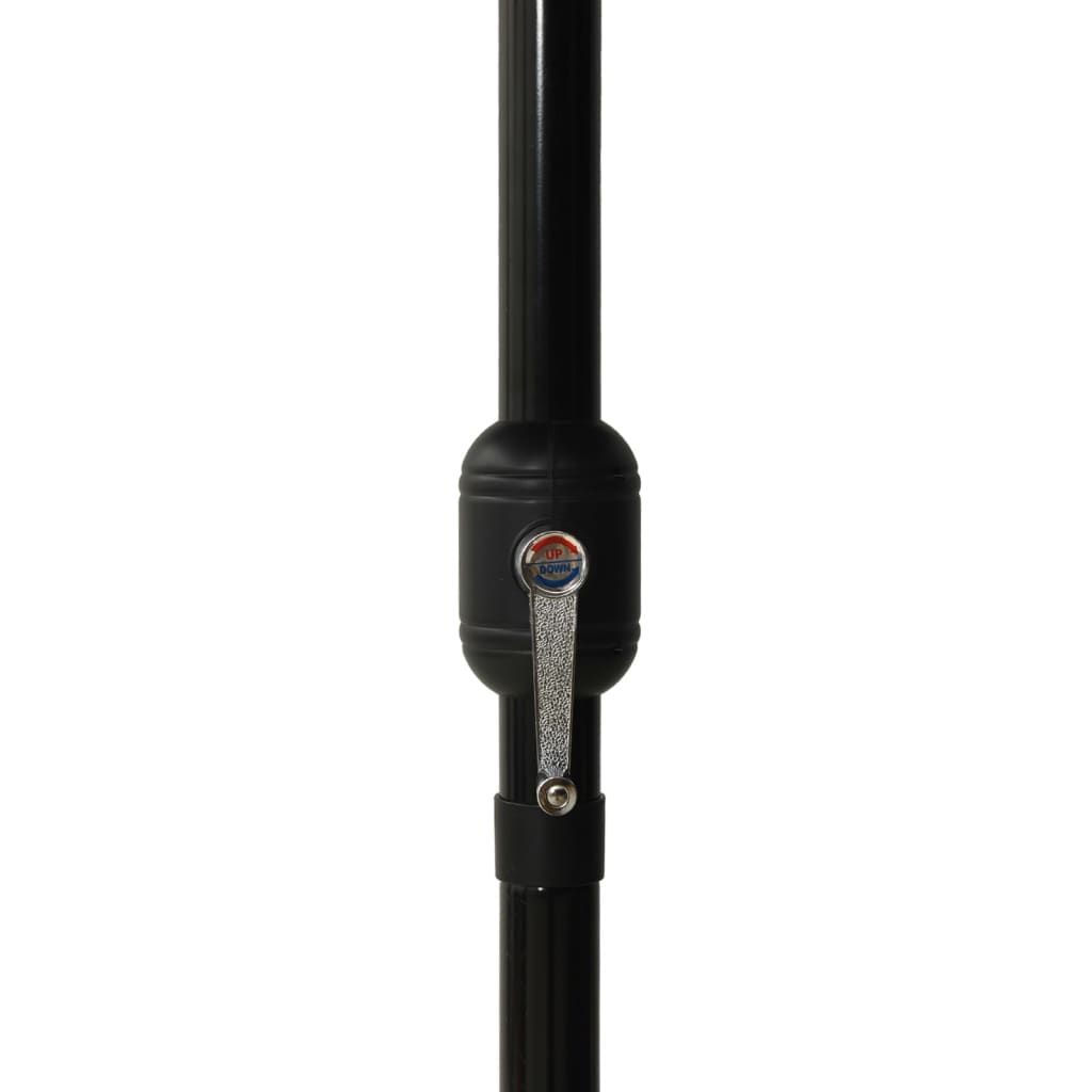 3-Tier Garden Parasol with Aluminium Pole Terracotta 2.5x2.5 m