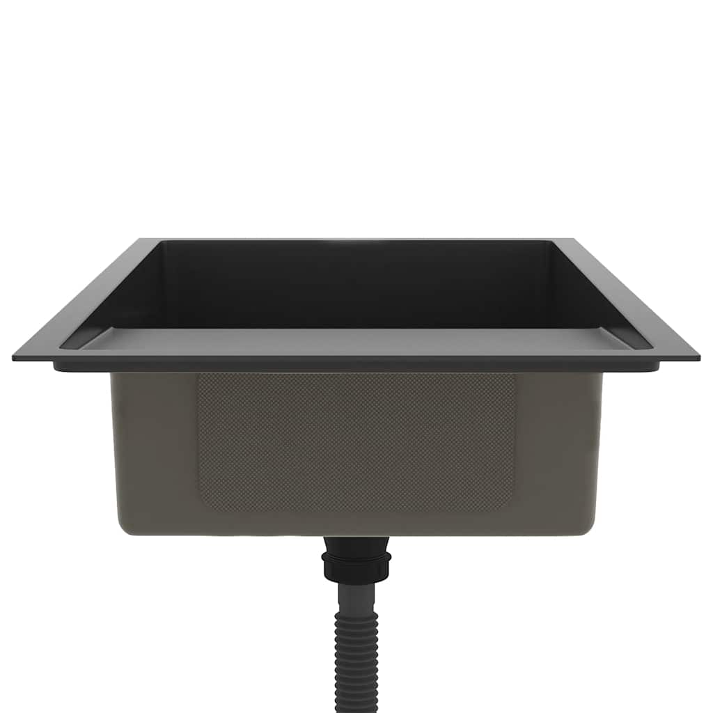 Handmade Kitchen Sink Black Stainless Steel