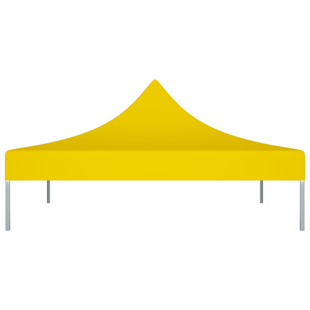 Party Tent Roof 3x3 m Yellow 270 g/m²