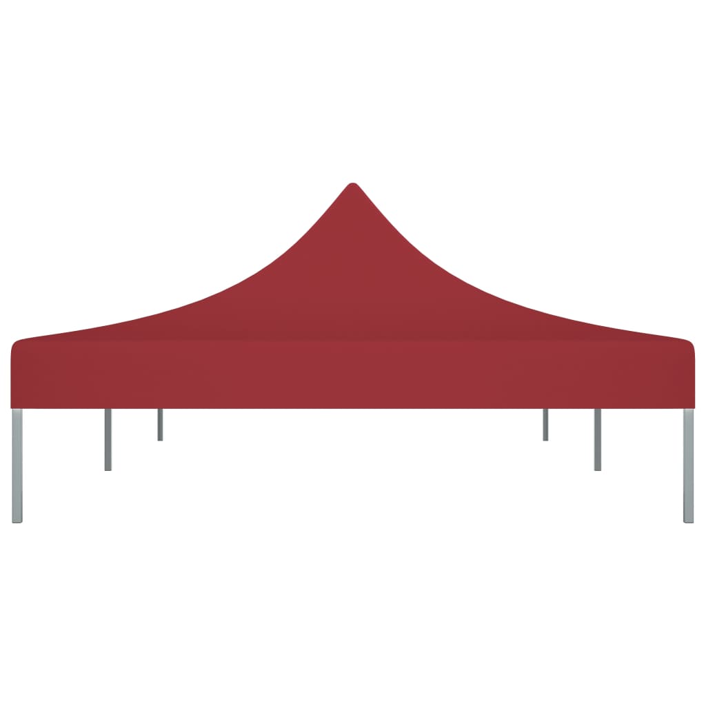Party Tent Roof 6x3 m Burgundy 270 g/m²