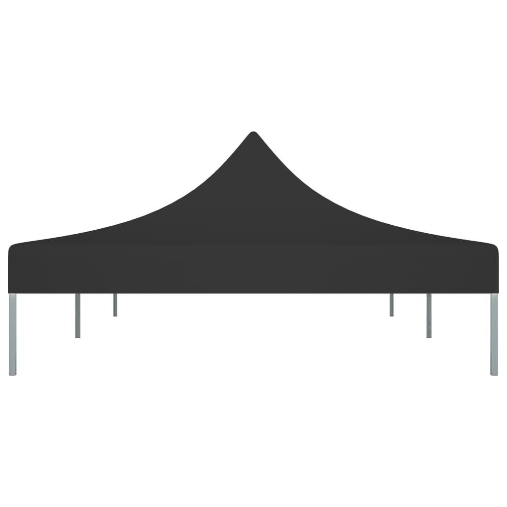 Party Tent Roof 6x3 m Black 270 g/m²