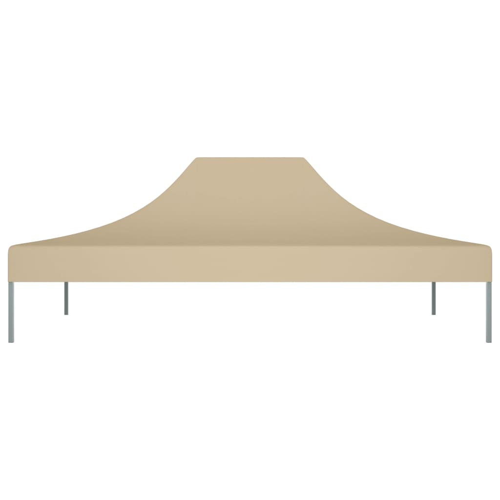 Party Tent Roof 4x3 m Beige 270 g/m²