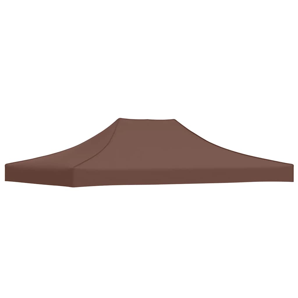 Party Tent Roof 4x3 m Brown 270 g/m²