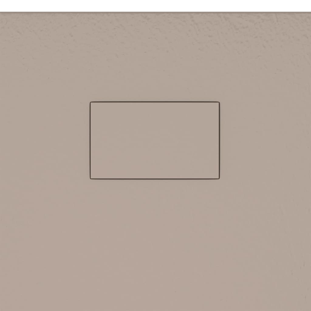 Shower Base Tray SMC Brown 80x80 cm