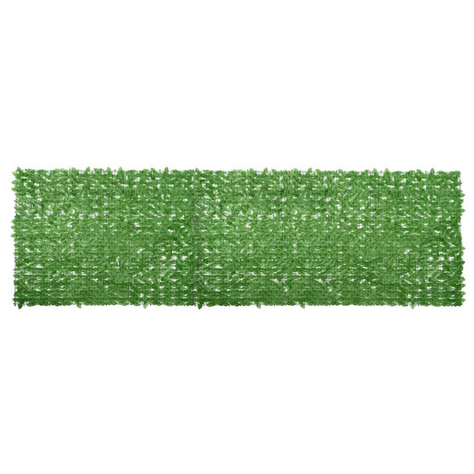 Balcony Screen with Green Leaves 600x150 cm