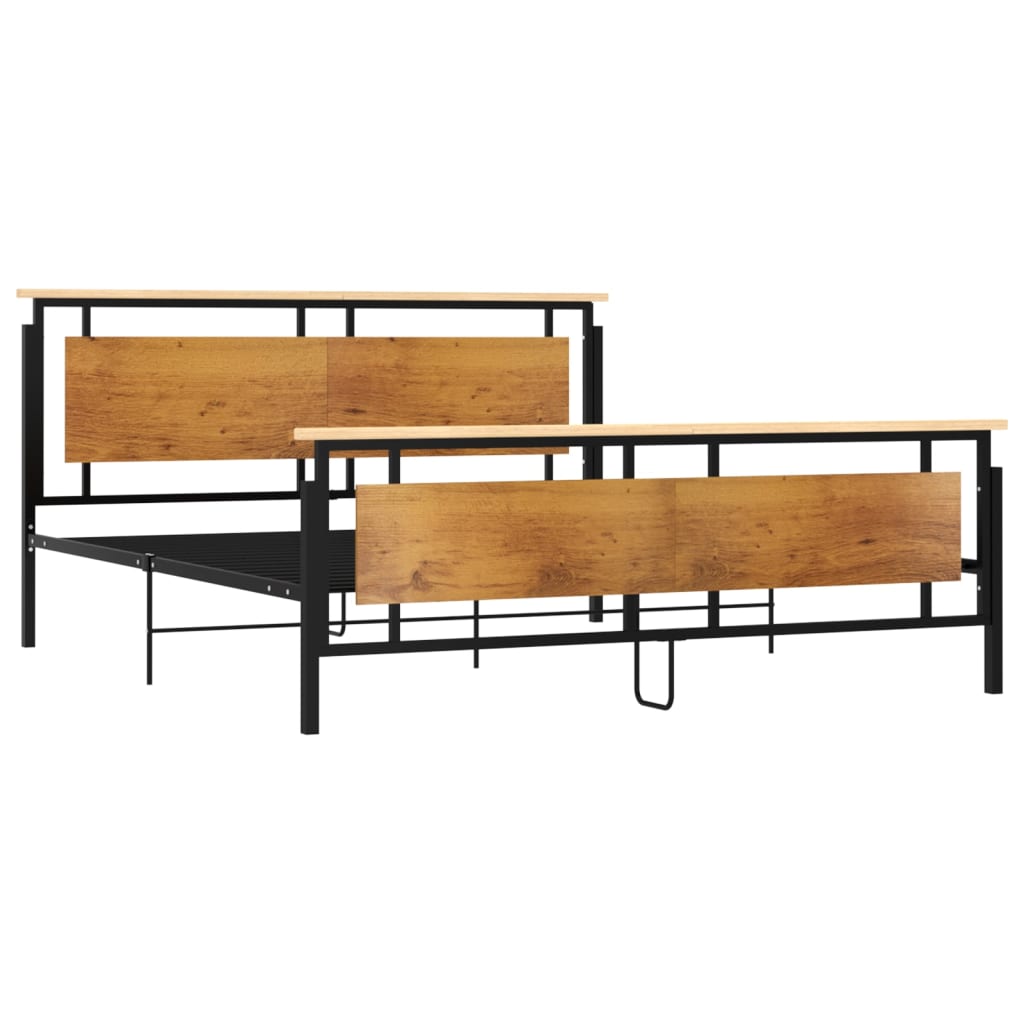 Bed Frame without Mattress Metal 180x200 cm Super King