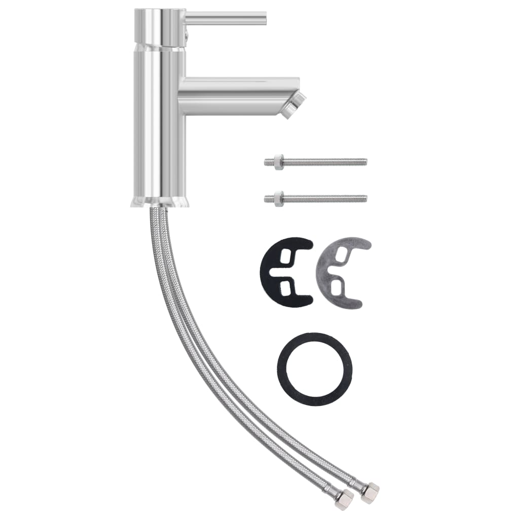 Bathroom Basin Faucet Chromed Finish 130x176 mm