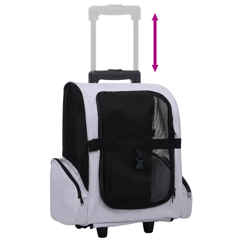 Foldable Multipurpose Pet Trolley Grey