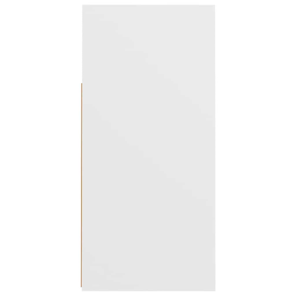 Sideboard with LED Lights White 80x35x75 cm