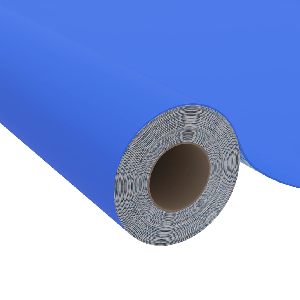 Self-adhesive Furniture Film High Gloss Blue 500x90 cm PVC