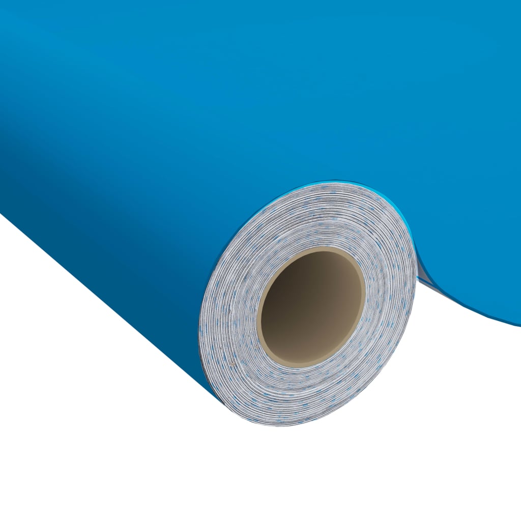 Self-adhesive Furniture Films 2 pcs Azure 500x90 cm PVC